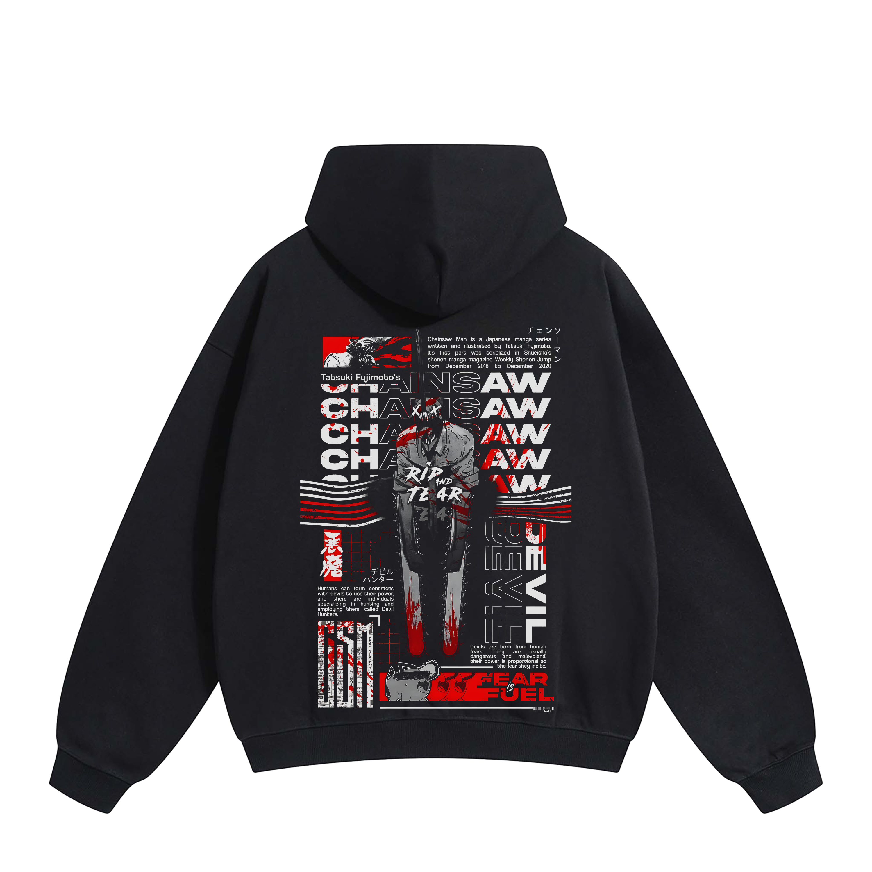 CHAINSAW MAN: RIP 'N TEAR HOODIE