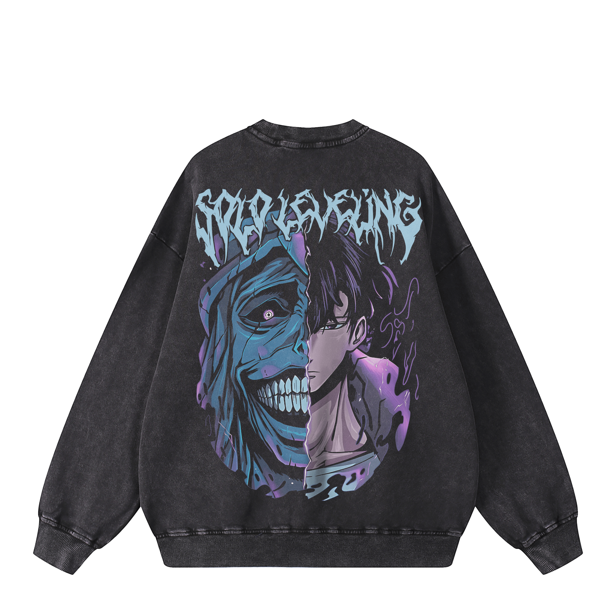 Solo Leveling Sung Jinwoo Anime Sweatshirt | Yeager Apparel anime