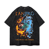TANJIRO SPLIT VINTAGE TEE