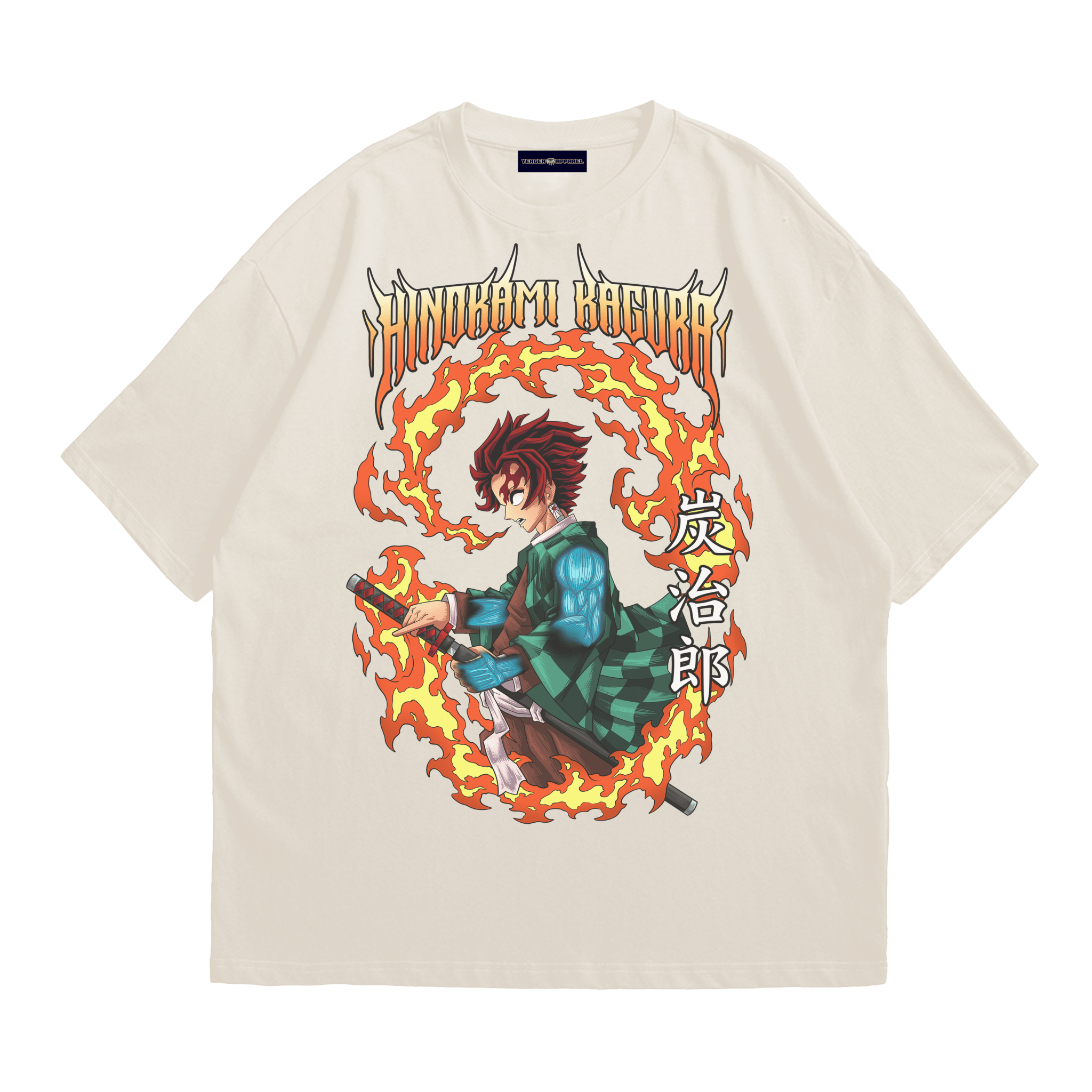 TANJIRO HINOKAMI KAGURA T-SHIRT | 1-Sided anime