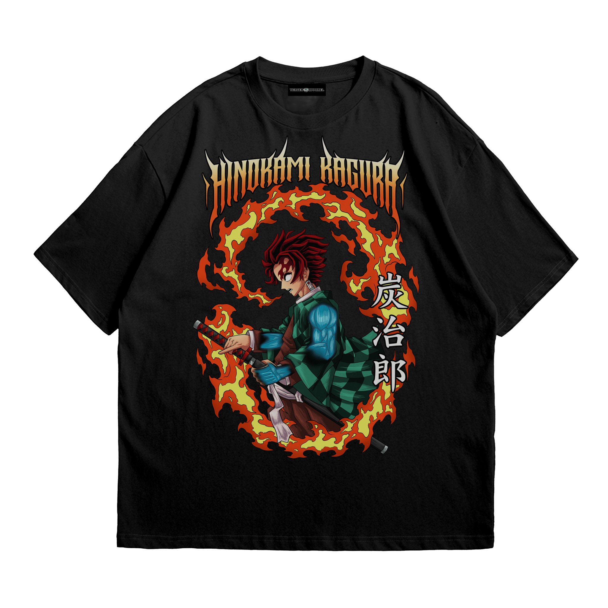 TANJIRO HINOKAMI KAGURA T-SHIRT | 1-Sided anime
