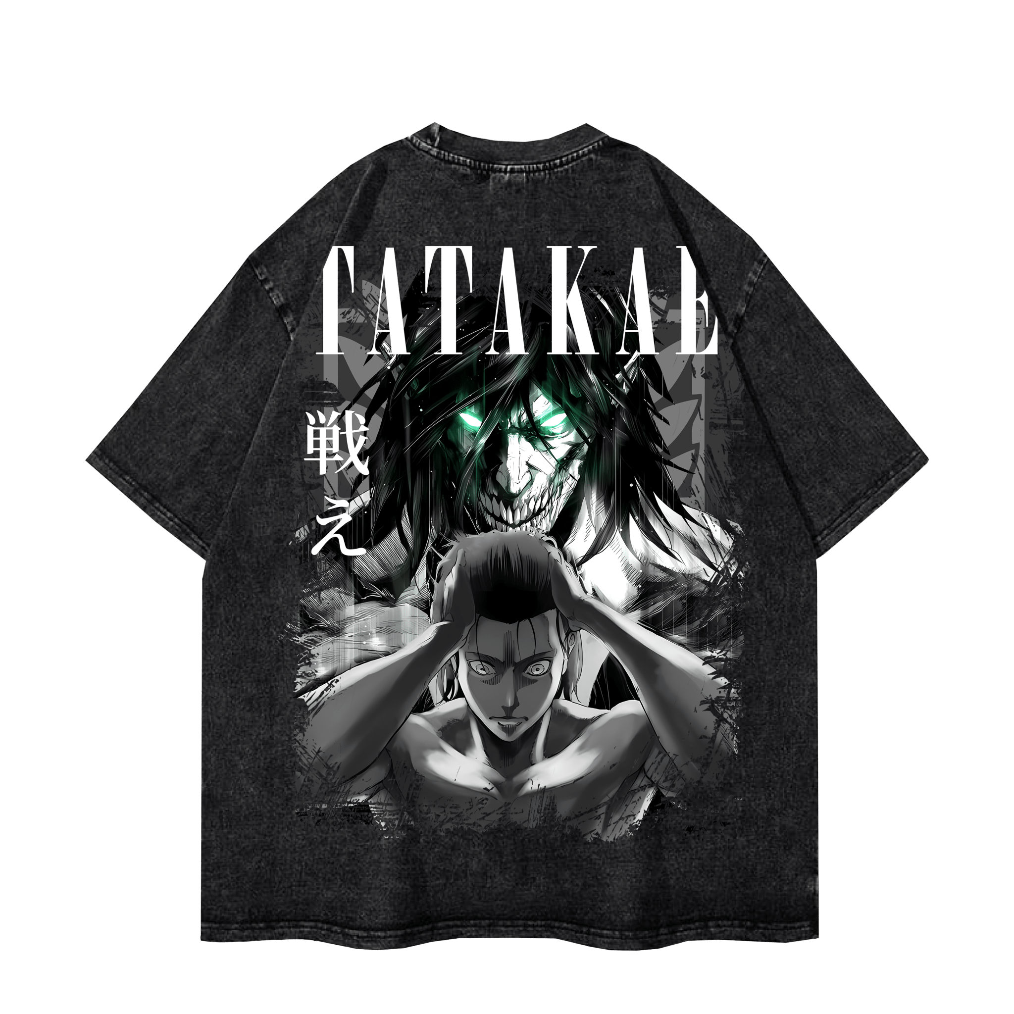 Attack on Titan Tatakae Eren Graphic Tee | Yeager Apparel anime