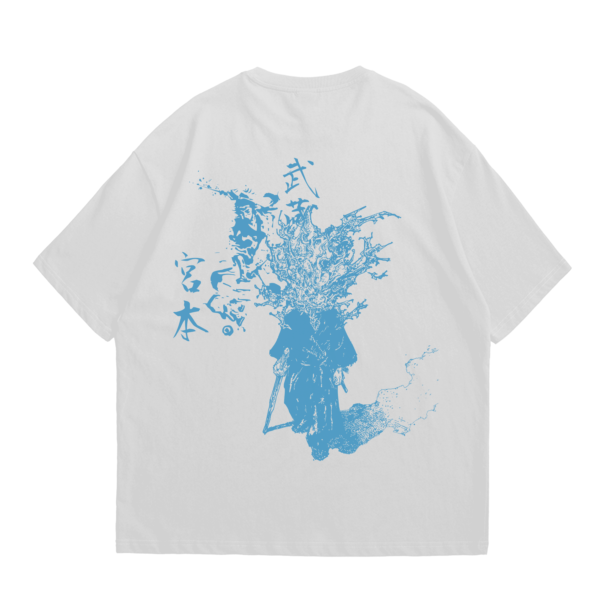 VAGABOND | MIYAMOTO MUSASHI T-SHIRT - White anime