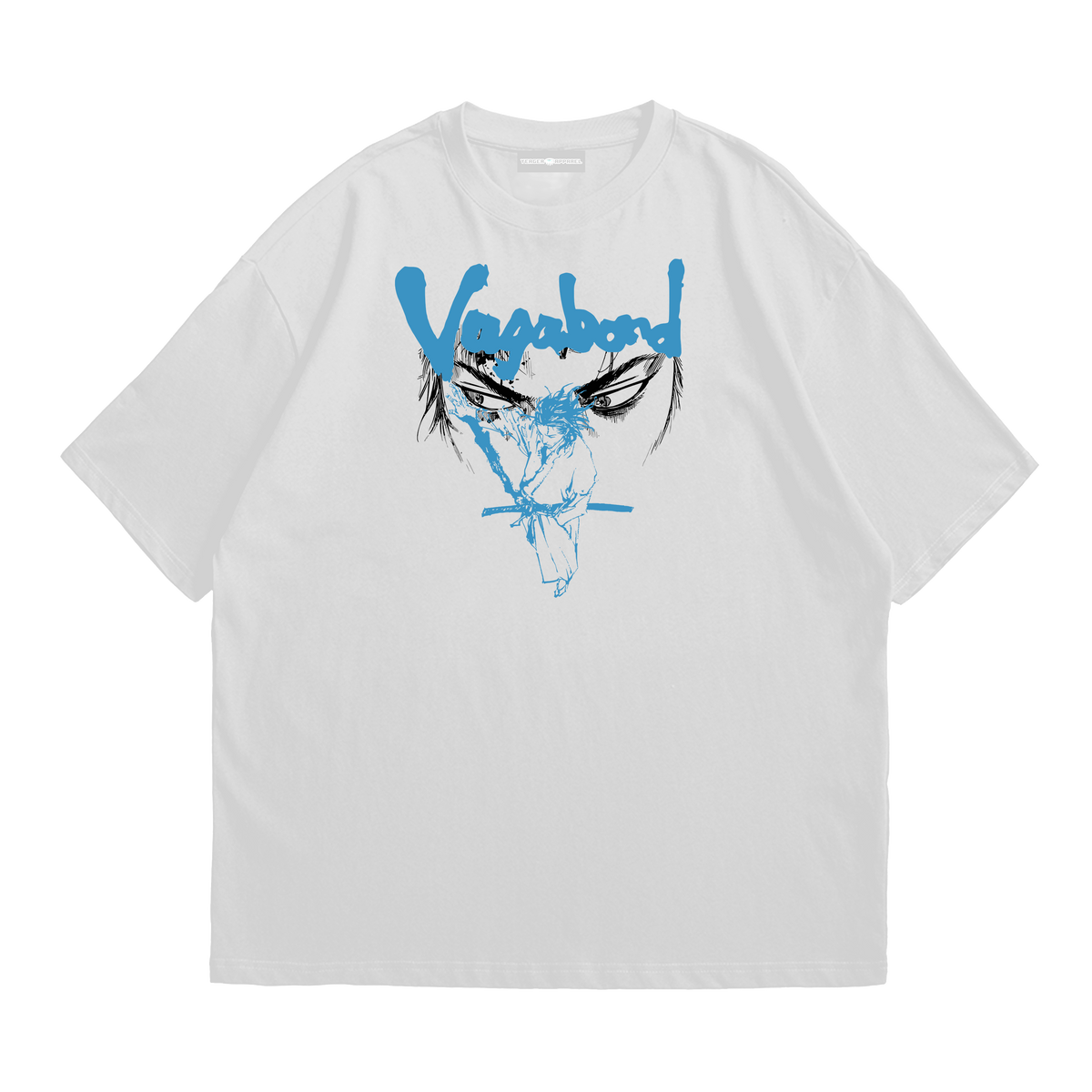 Vagabond Miyamoto Musashi white lightweight anime t-shirt