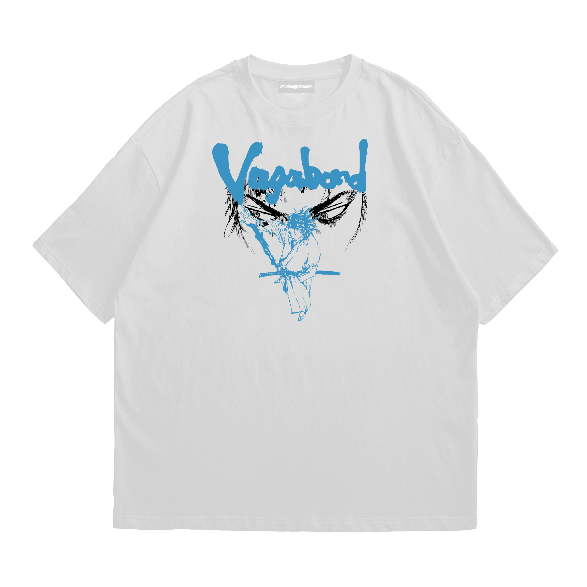 VAGABOND | MIYAMOTO MUSASHI T-SHIRT - White anime