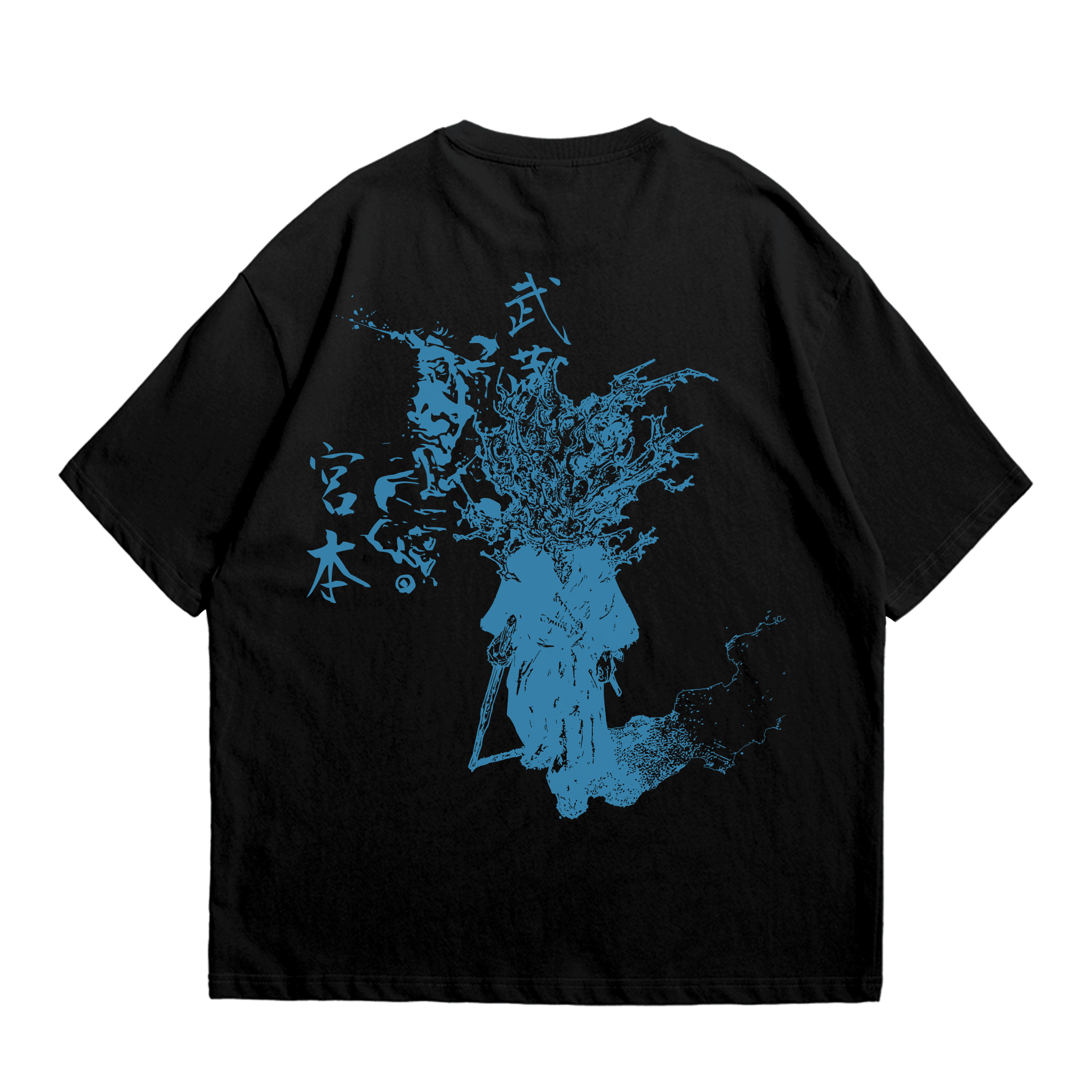 VAGABOND | MIYAMOTO MUSASHI T-SHIRT - Black anime