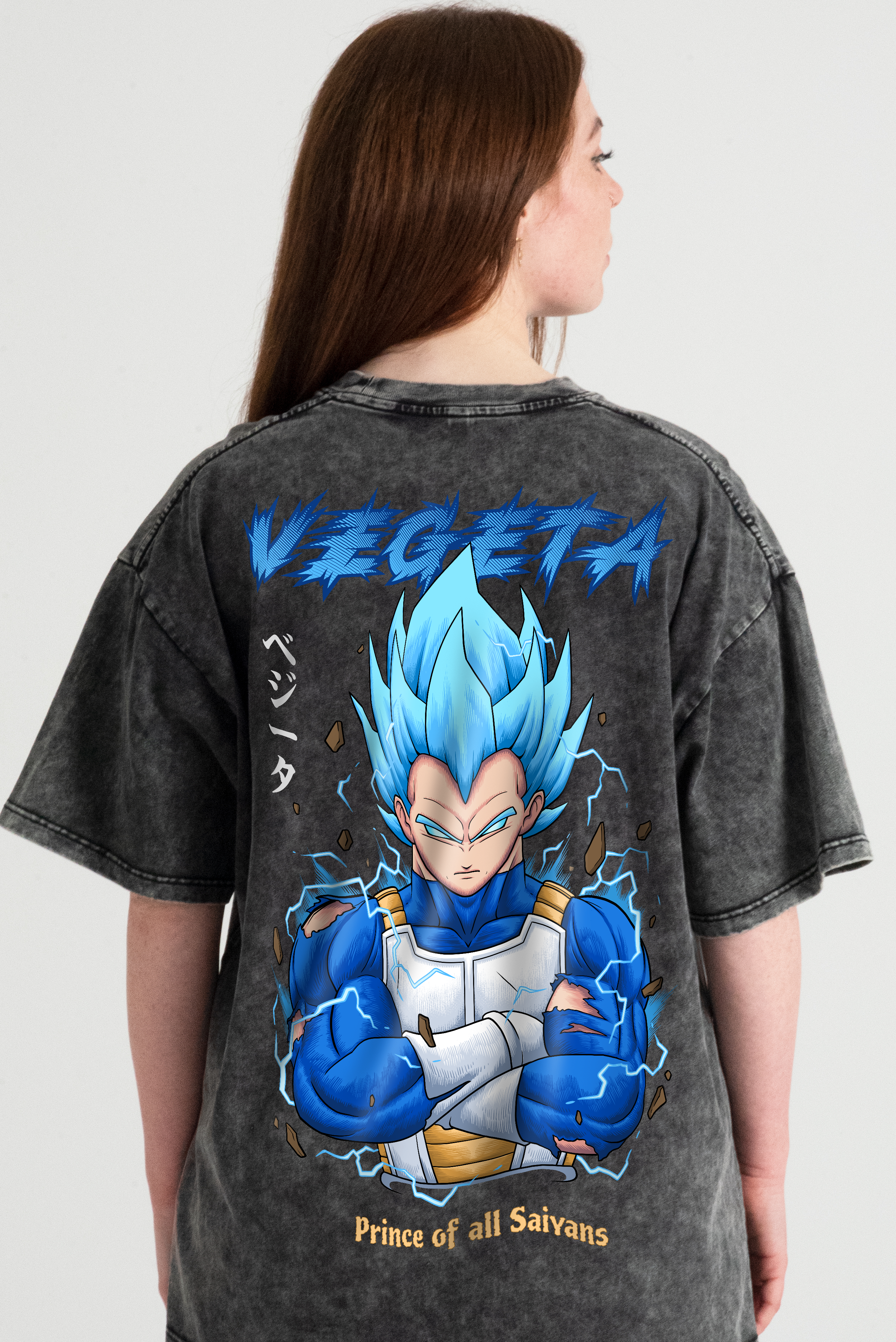 PRINCE VEGETA VINTAGE TEE