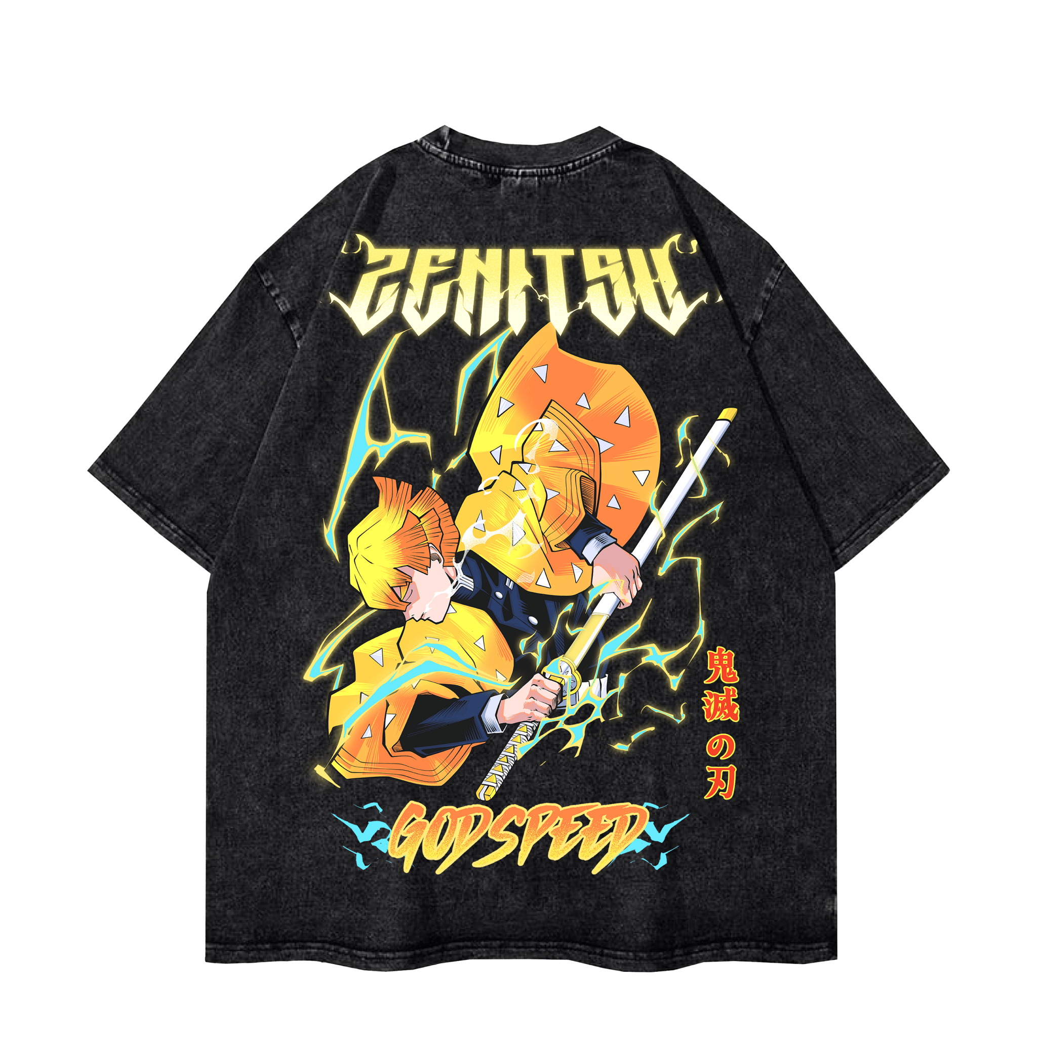 DEMON SLAYER ZENITSU VINTAGE TEE anime