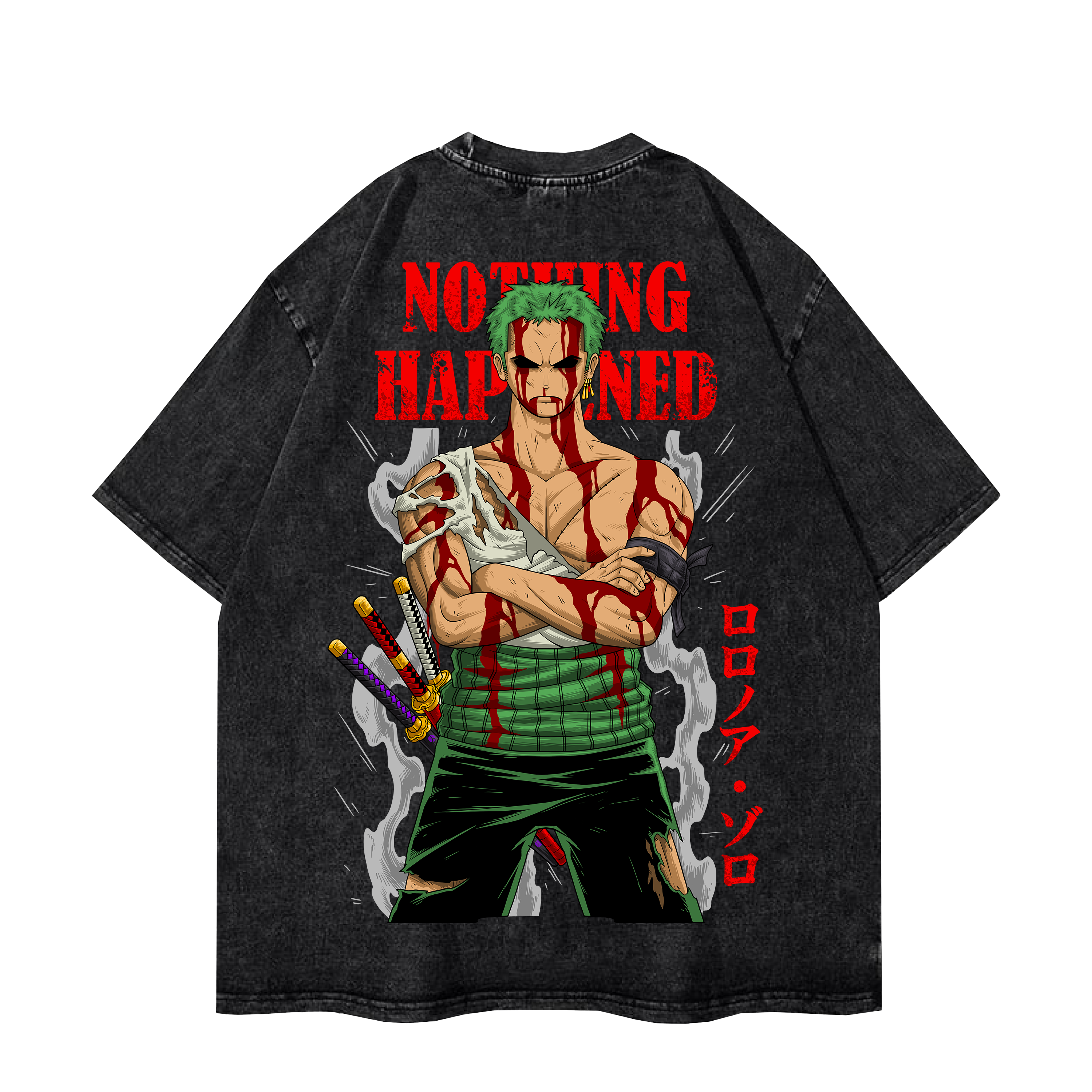 ZORO "NOTHING HAPPENED" TEE