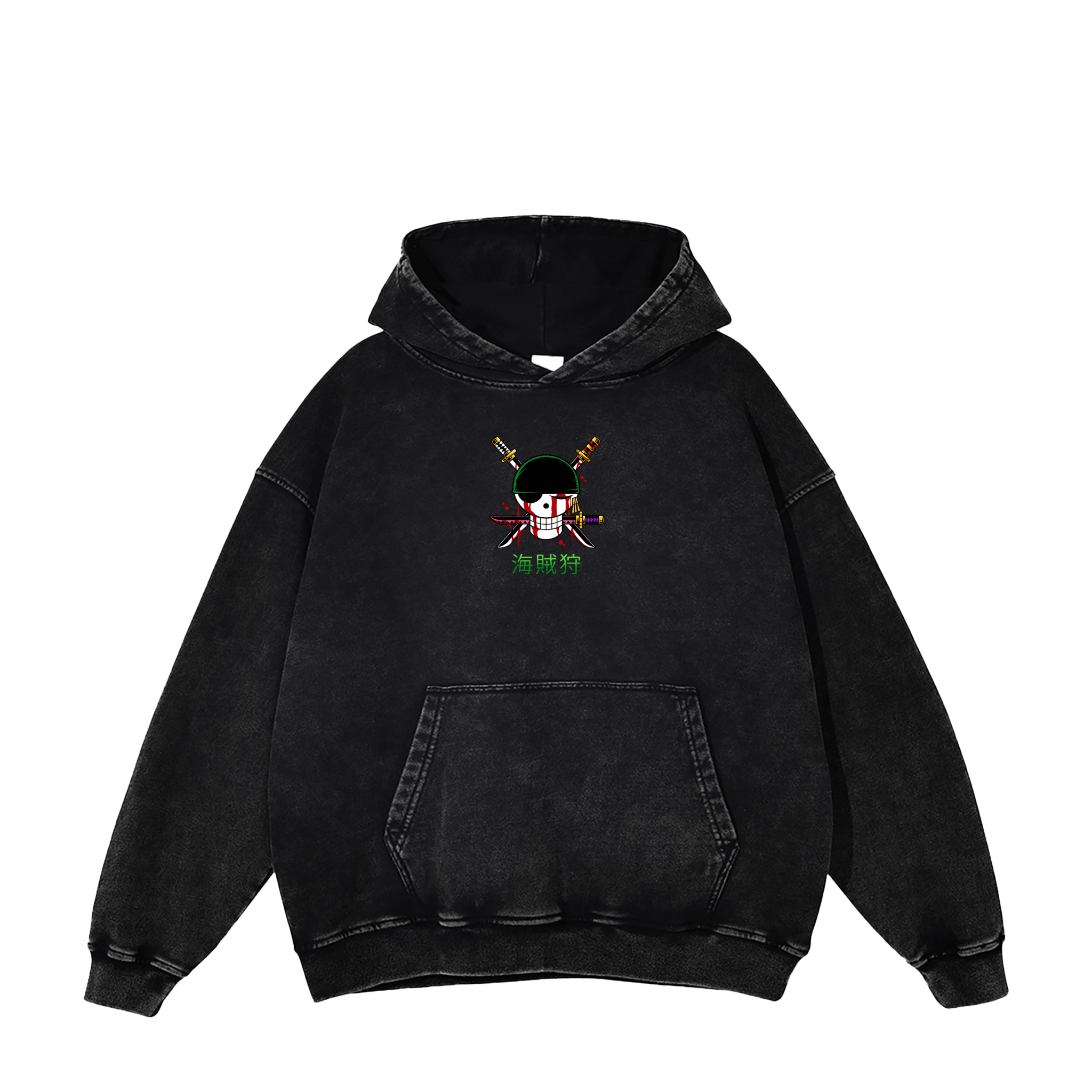 ZORO "NOTHING HAPPENED" HOODIE anime