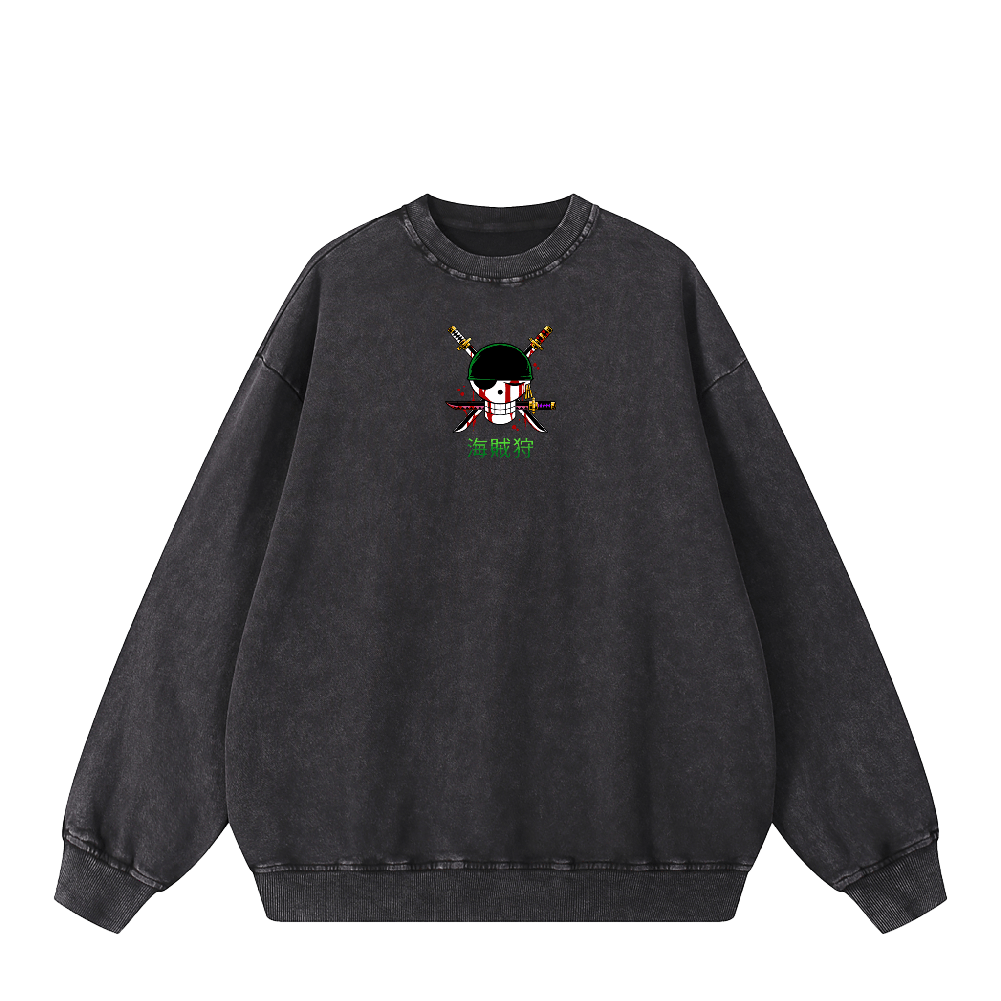 ZORO "NOTHING HAPPENED" SWEATSHIRT anime