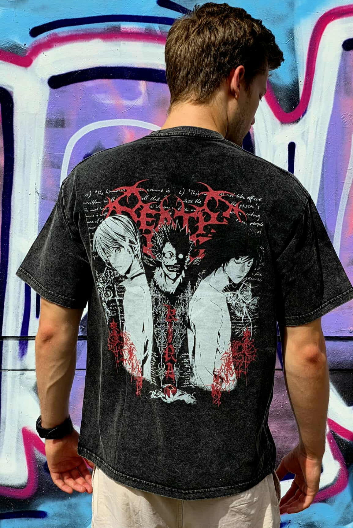 DEATH NOTE BLACK VINTAGE TEE
