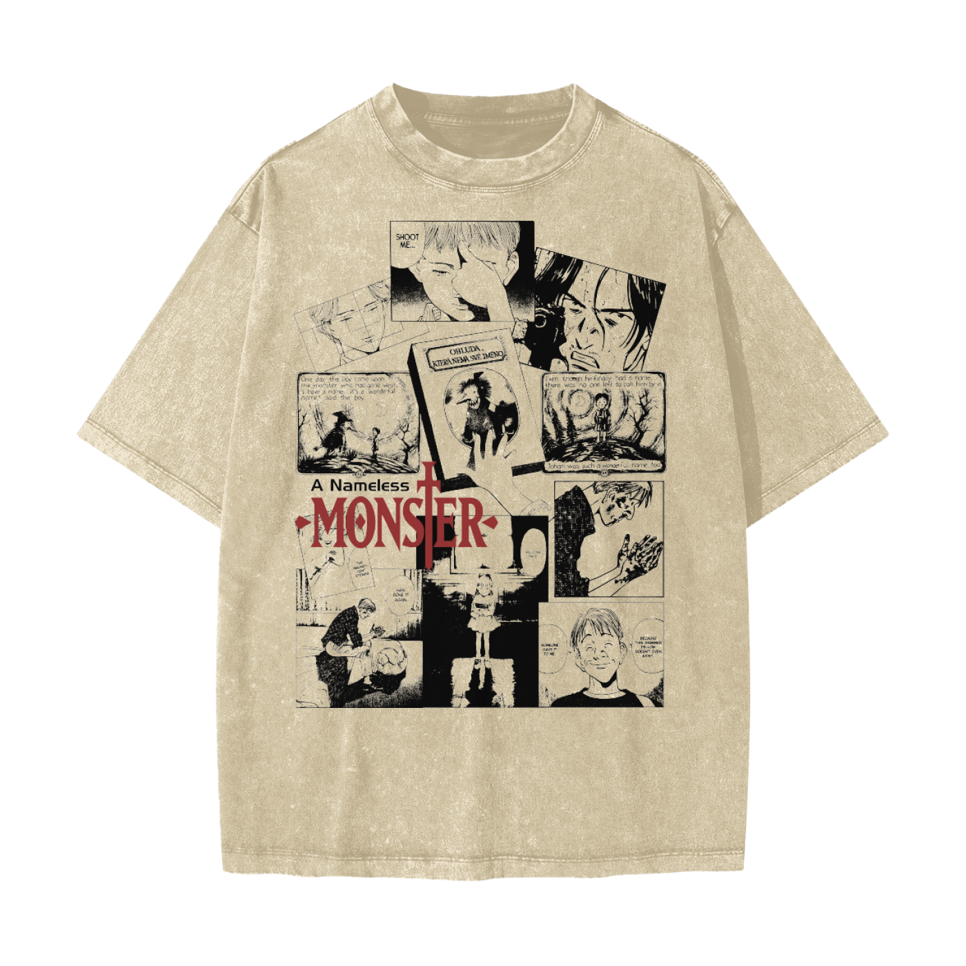 MONSTER MANGA PANEL TEE
