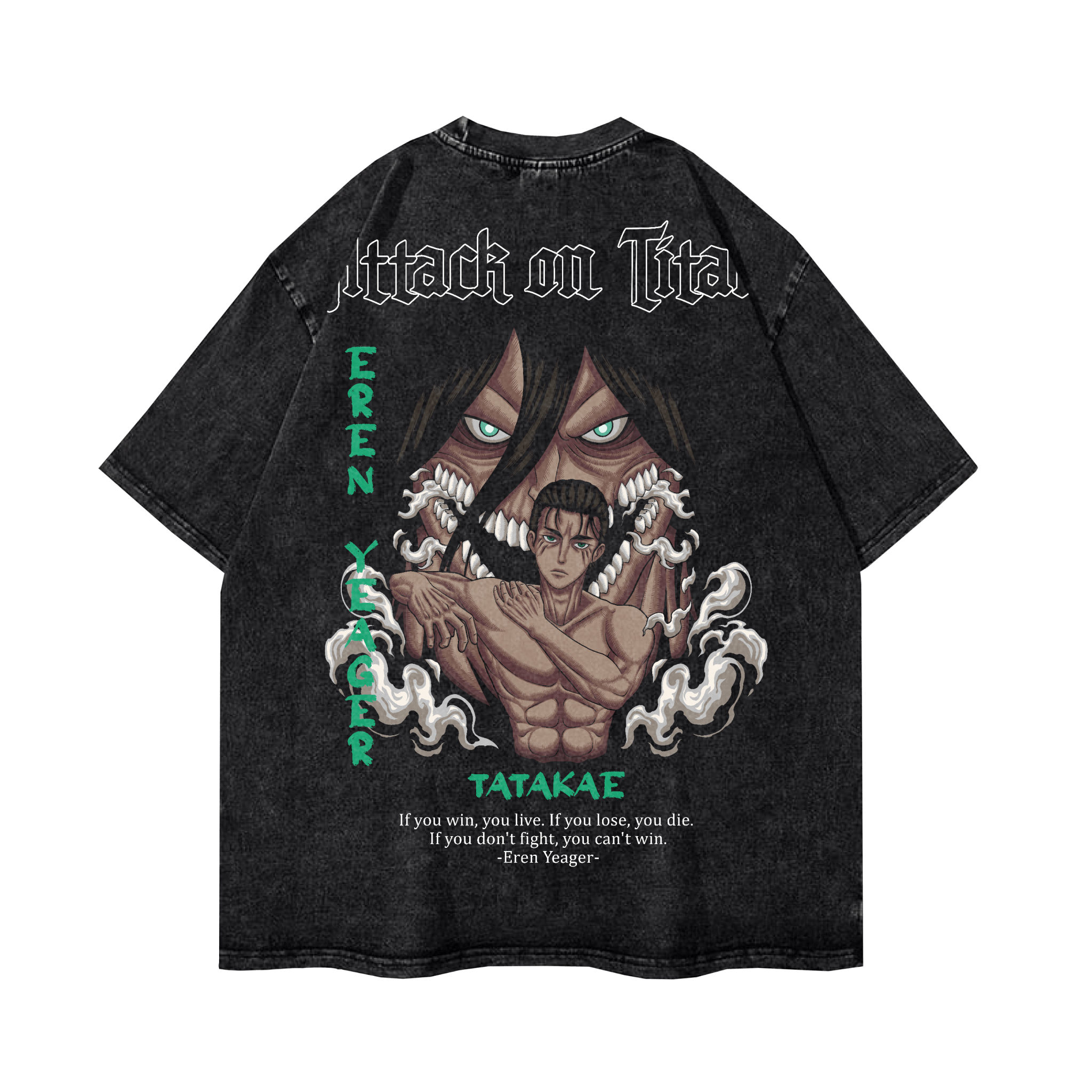 EREN YEAGER VINTAGE TEE anime