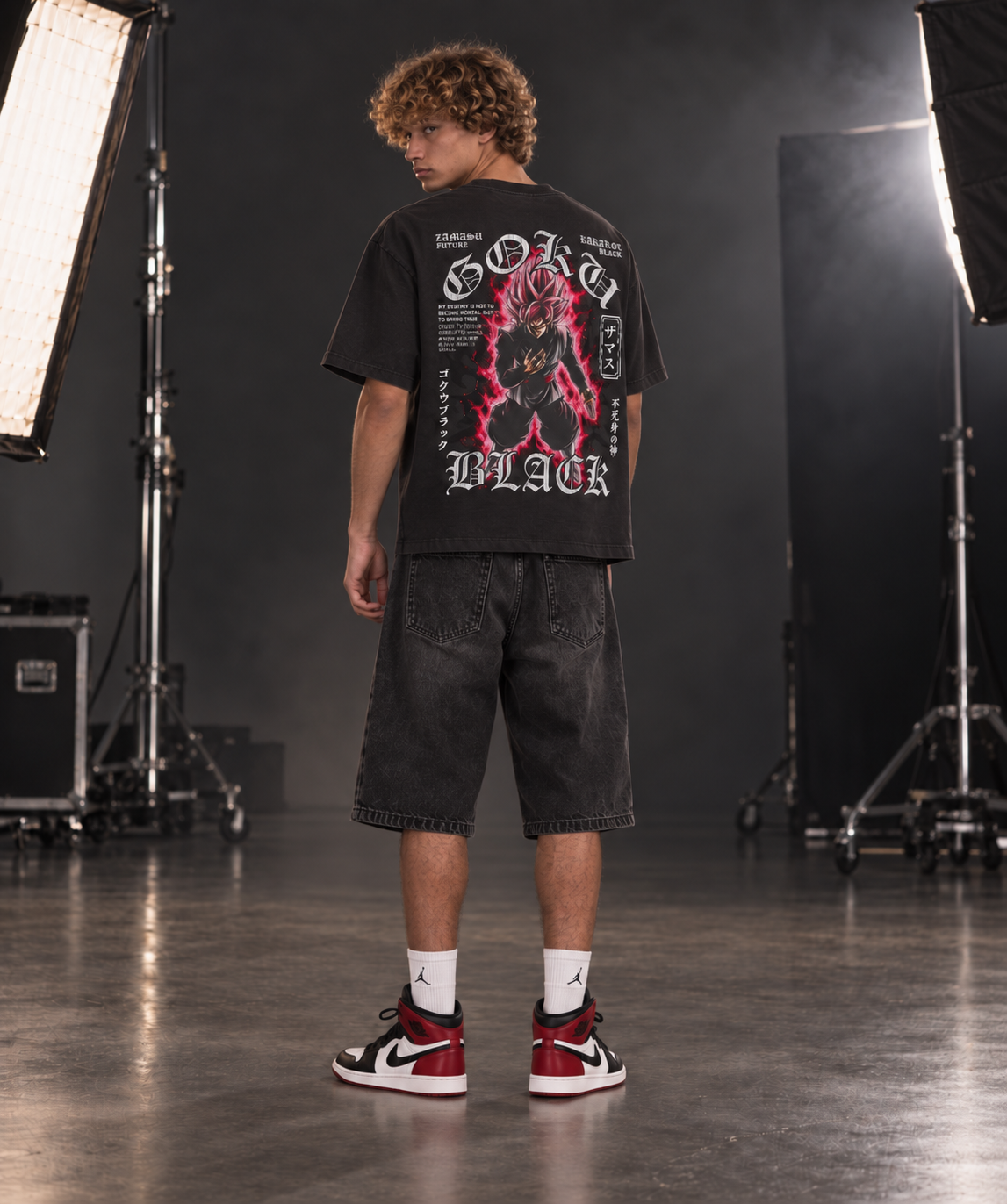 Goku Black Boxy Tee - Dragon Ball - back