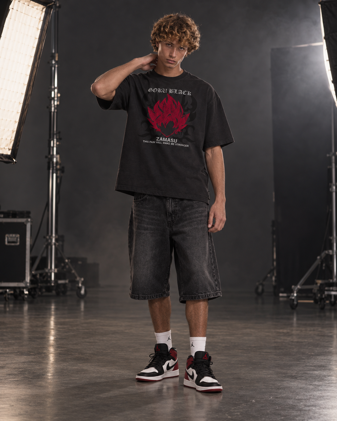 Goku Black Boxy Tee - Dragon Ball - front