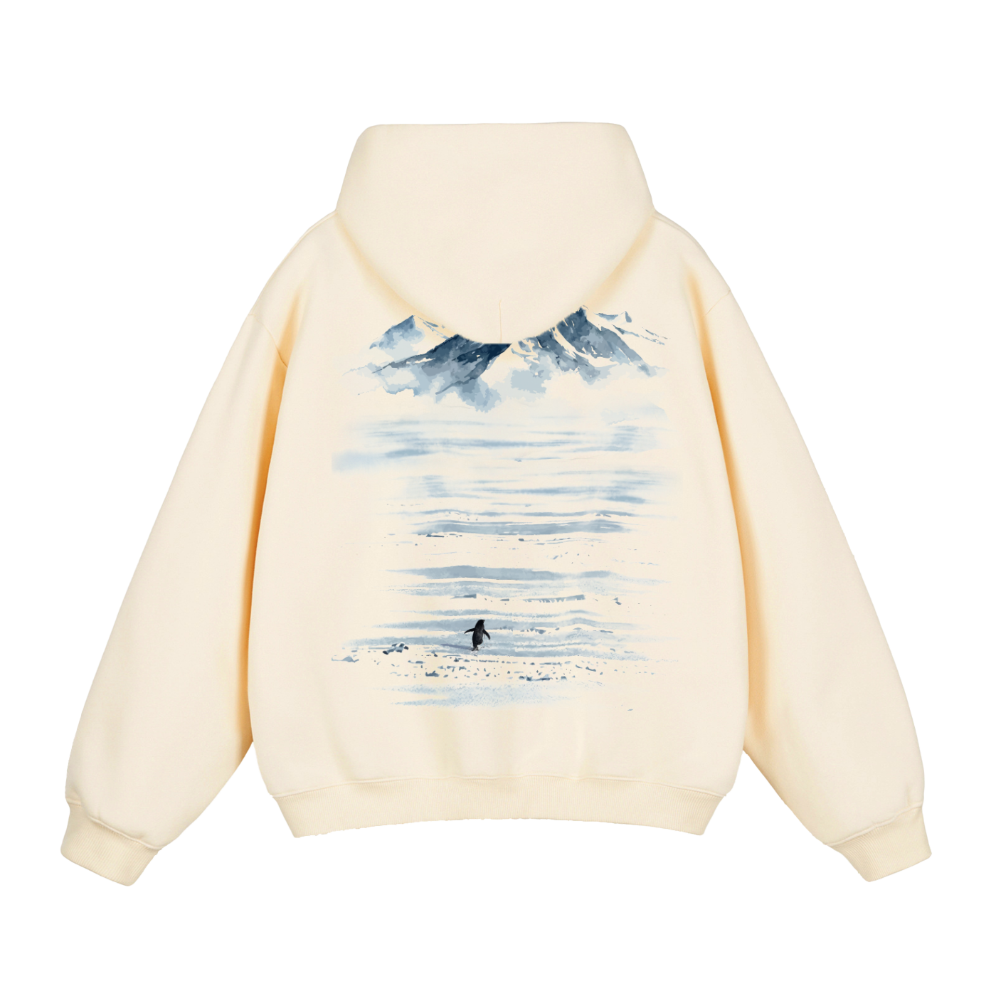Toward The Mountains Penguin Hoodie