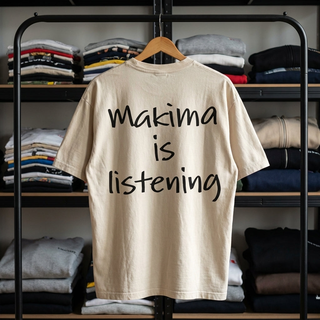 'MAKIMA IS LISTENING' TEE