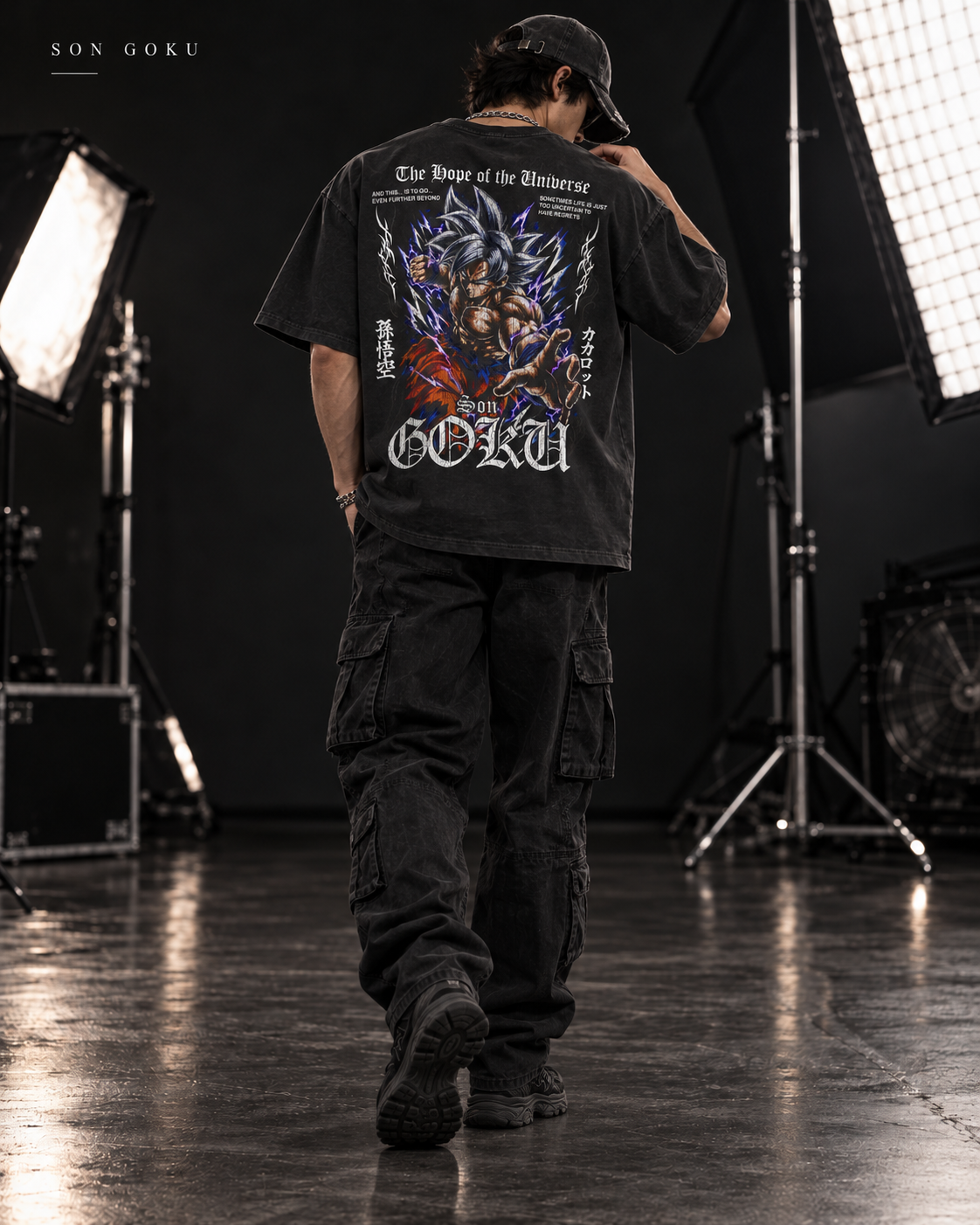 Son Goku Boxy Tee - Dragon Ball - back