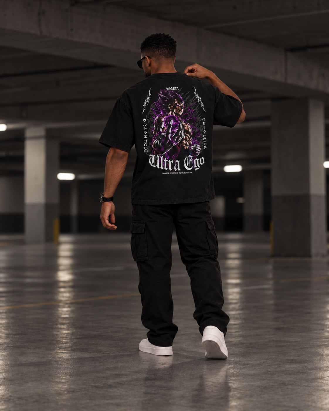 Vegeta Ultra Ego Boxy Tee - Dragon Ball - back