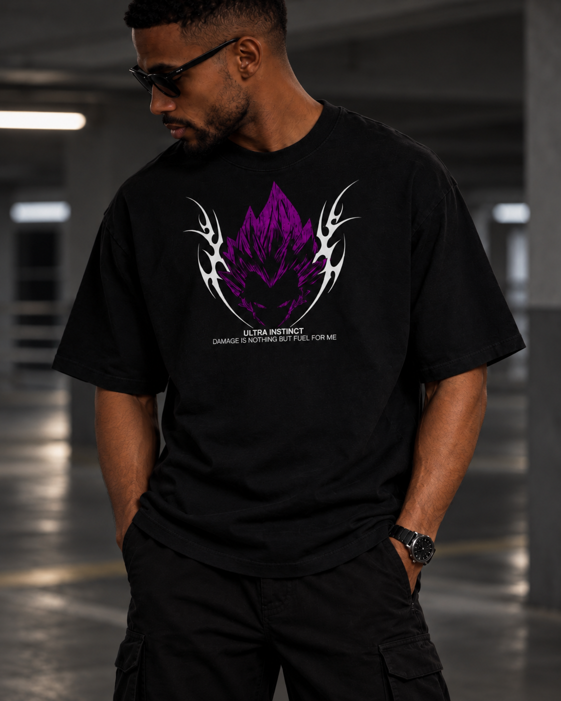 Vegeta Ultra Ego Boxy Tee - Dragon Ball - front